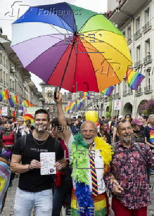 Pride Parade 2025 in Bern