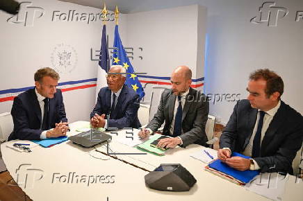European leaders hold video conference on Ukraine