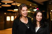 Juliana Camargo e Juliana Fabri na pré-estreia de 