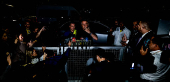 O presidente Jair Bolsonaro (PL), candidato à reeleição, durante coletiva