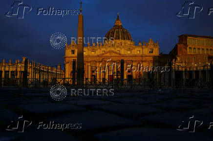 Pope Francis lies in state in St. Peter's Basilica at the Vatican
