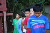 Myanmar prisoners of war held in rebel camp
