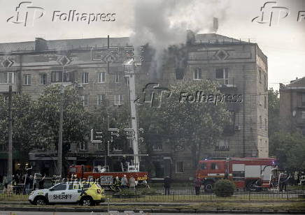 At least two people died and seven people were injured during the overnight Russian attack in Kyiv