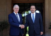 Greek President Constantine Tassoulas visits Nicosia