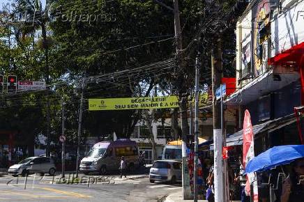 Campanha Maio Amarelo na zona norte de São Paulo
