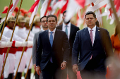 Os presidentes da Câmara dos Deputados, Hugo Motta, e do Senado, Davi Alcolumbre
