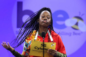 Student Spellers compete in the opening rounds of the annual Scripps National Spelling Bee in Maryland