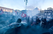Protest in solidarity with Palestine in Naples