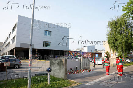 Aftermath of a deadly school shooting in Graz