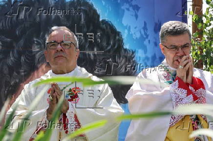 Traditional Corpus Christi procession in Lowicz
