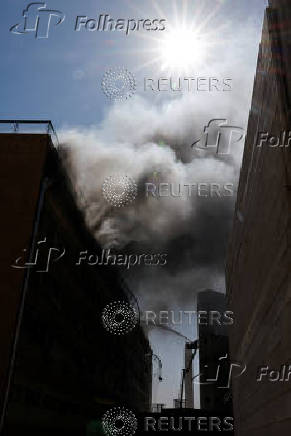Aftermath of a strike from Iran on Israel, in Beersheba