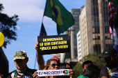 Ato em São paulo convocado por Jair Bolsonaro