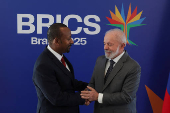 Brazil's President Lula meets with Ethiopian PM Abiy Ahmed Ali, in Rio De Janeiro