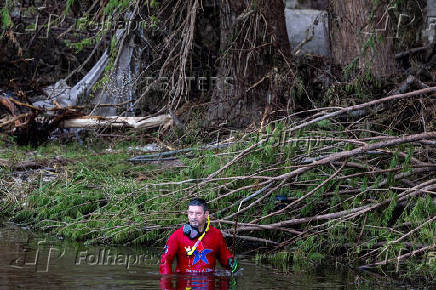 Aftermath of deadly flooding in Hunt, Texas