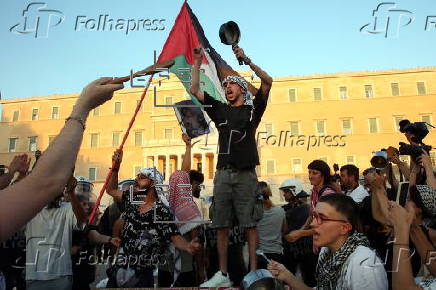 Pro-Palestinian demonstration in Athens