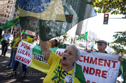 Demonstration in support of former Brazilian President Bolsonaro