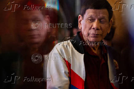 Former Philippine president Rodrigo Duterte attends PDP-Laban proclamation rally
