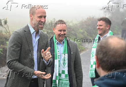 The Prince Of Wales Opens New Road At Mousehole Football Club