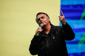 Jair Bolsonaro no seminário nacional de comunicação do Partido Liberal