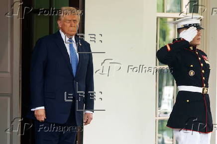 Norway's Prime Minister Jonas Gahr Store meets US President Trump at White House