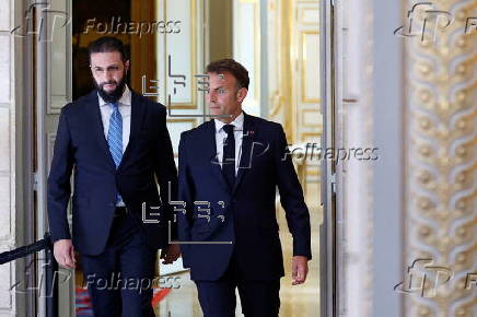 French President Macron receives Syria interim leader Ahmed al-Sharaa
