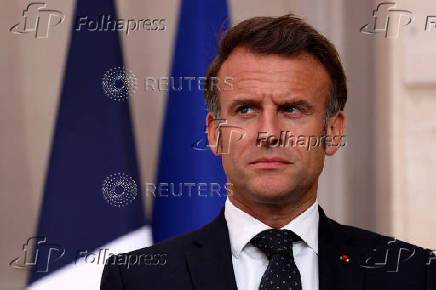 France's President Emmanuel Macron meets President of Congo NGuesso, in Paris