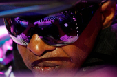 FILE PHOTO: Funk music pioneer Sly Stone performs during a concert at the 41st Montreux Jazz Festival