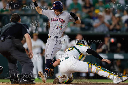 MLB: Houston Astros at Athletics