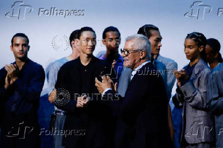Giorgio Armani presents Spring-Summer 2026 menswear collection, in Milan