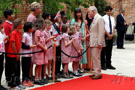 Britain's King Charles visits Oxford Centre for Islamic Studies in Oxford