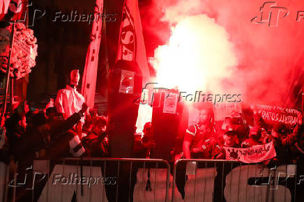 manifestação dos torcedores do corinthians