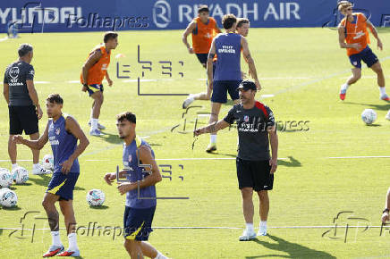 Entrenamiento del Atlético de Madrid