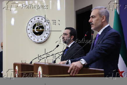 Syrian Foreign Minister Asaad Hassan Al-Shaibani in Ankara
