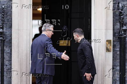 UK Prime Minister Starmer meets Ukrainan President Zelensky ahead of Trump–Putin talks in Alaska