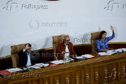 Venezuela lawmakers attend a session for the installation of the National Council for Sovereignty and Peace, at the National Assembly in Caracas