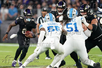 NFL: Detroit Lions at Baltimore Ravens