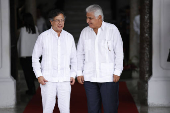 Mulino recibe a Petro en Panamá para tratar temas como la migración o el narcotráfico