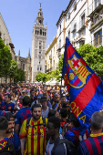 Ambiente previo a la final de la Copa del Rey