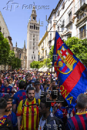 Ambiente previo a la final de la Copa del Rey
