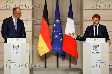 French President Macron meets newly elected German Chancellor Merz in Paris