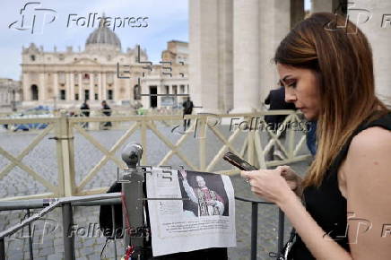 Faithful gather in St. Peter's Square the day after Pope Leo XIV's election