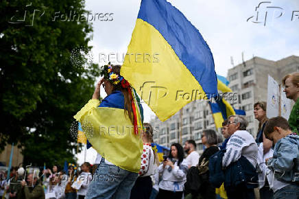 The 12th Annual Vyshyvanka March takes place in London