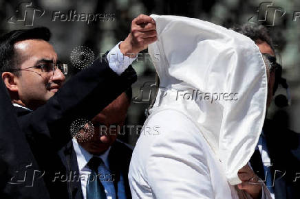 Pope Leo XIV holds the general audience in St. Peter's Square at the Vatican