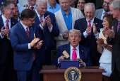 U.S. President Trump expected to sign the 