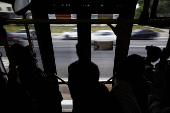 Ônibus em trajeto do Terminal Capelinha, na zona sul da capital