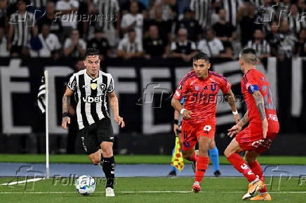 Partida entre Botafogo e Universidad de Chile válida pela Copa Libertadores.