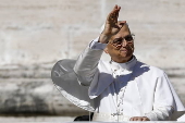 Pope Leo attends his weekly general audience