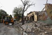 More than a dozen injured in overnight Russian drone attack on Ukraine's Kharkiv