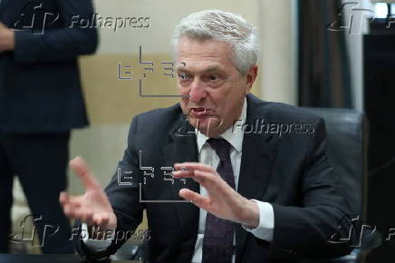 United Nations High Commissioner for Refugees (UNHCR) Filippo Grandi visit Beirut
