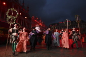 Procession of Ommegang in Brussels